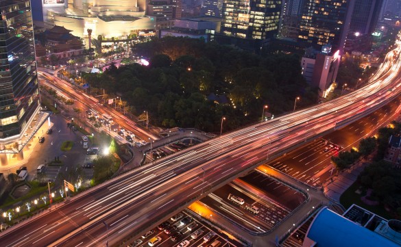 Jing’an Park @ dusk